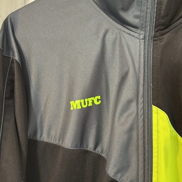 Men’s Manchester United European Football League Soccer Zip Up Jacket Size XL - Picture 5 of 9
